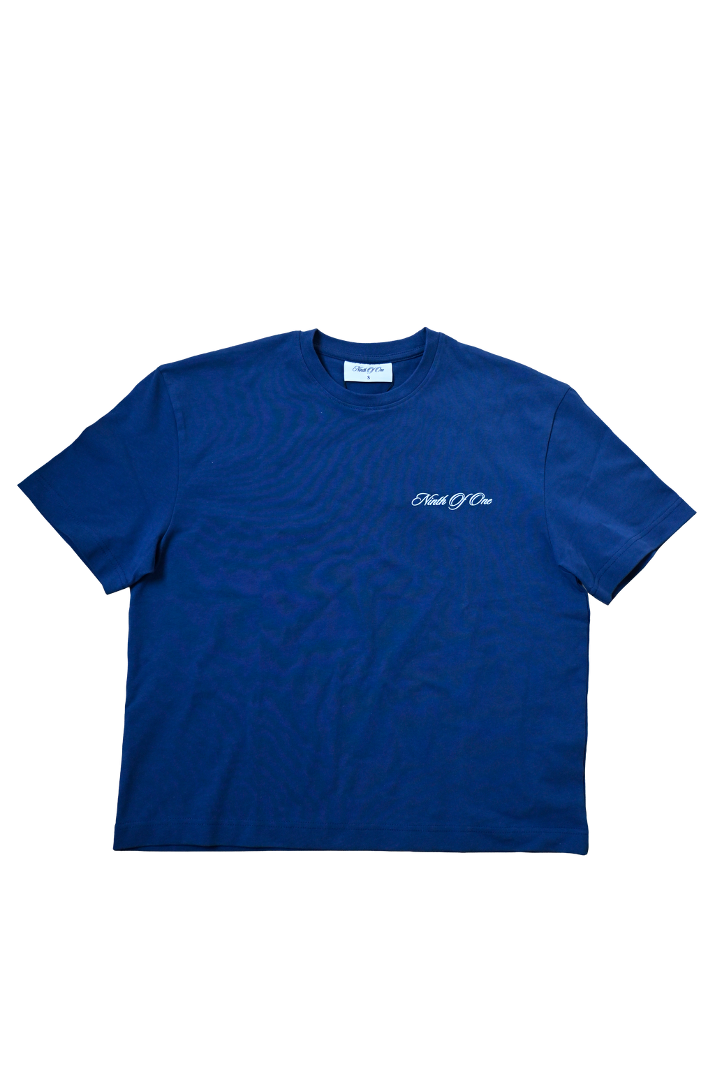 Boxy Logo Tee Navy